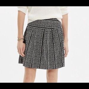 Madewell silk skyline skirt size 12